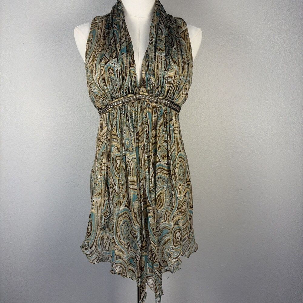 Melinda Eng Y2K Fairycore Top 6 Beaded Silk Layers Romantic Girly Flowy Dreamy